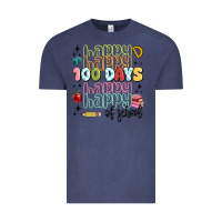Vintage Denim 100 days of school Vintage Tee - MaliasSmallBusiness