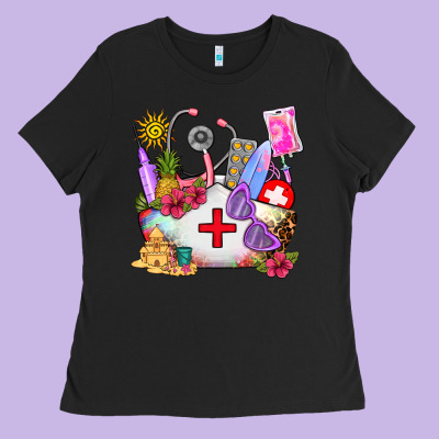 Nurse  Summer Ladies Tee Designed By Adodesignshop