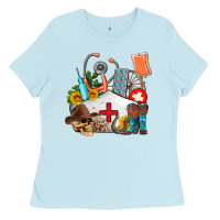 Baby Blue nurse  summer Ladies Tee - AdoDesignShop