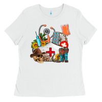 White nurse  summer Ladies Tee - AdoDesignShop
