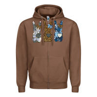Chestnut Easter Bunnies Zipper Hoodie - Bettercallsaul