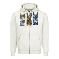 Easter Bunnies Zipper Hoodie | Teevron