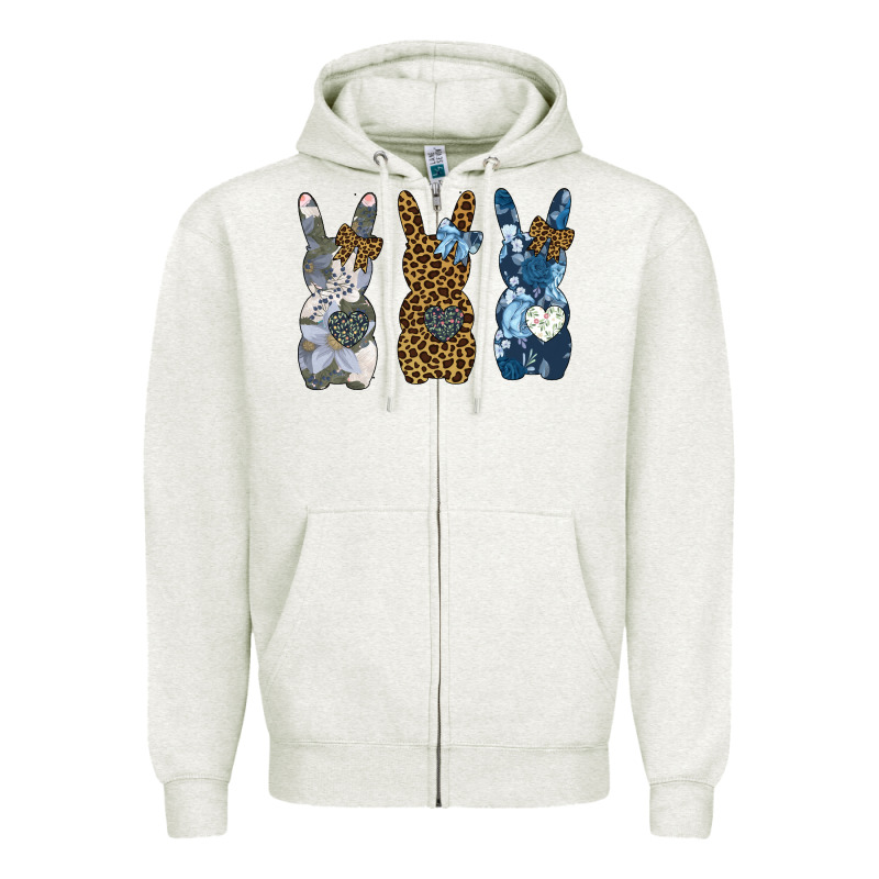 Easter Bunnies Zipper Hoodie by Bettercallsaul | Teevron