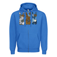 True Royal Easter Bunnies Zipper Hoodie - Bettercallsaul
