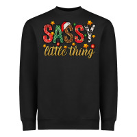 Black Sassy litte thing Heavyweight Sweatshirt - NancyCooperArtShop