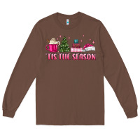 Chestnut tis the season pink christmas Long Sleeve Tee - MaliasSmallBusiness