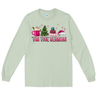 Matcha tis the season pink christmas Long Sleeve Tee - MaliasSmallBusiness