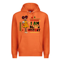 Carrot i am black history black girl peekaboo juneteenth Premium Hoodie - CowGirlArtShop