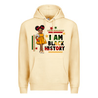 Pina Colada i am black history black girl peekaboo juneteenth Premium Hoodie - CowGirlArtShop
