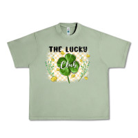 Oil Green the lucky club Urban Heavy Tee - MaliasSmallBusiness