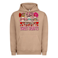 Pigment Burro Valentine's Day My Class Is Full Of Sweet Hearts Urban Hoodie - FaDigitalArtStudio