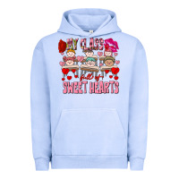 Pigment Grape Ice Valentine's Day My Class Is Full Of Sweet Hearts Urban Hoodie - FaDigitalArtStudio