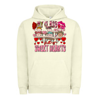 Pigment Pistachio Valentine's Day My Class Is Full Of Sweet Hearts Urban Hoodie - FaDigitalArtStudio