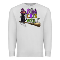 Dove Grey black cats only Premium Sweatshirt - CowGirlArtShop