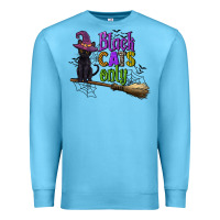 Ocean Blue black cats only Premium Sweatshirt - CowGirlArtShop