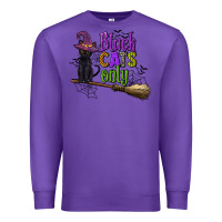 Purple black cats only Premium Sweatshirt - CowGirlArtShop