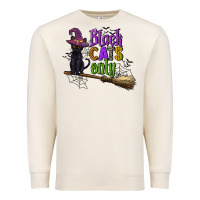 Sandshell black cats only Premium Sweatshirt - CowGirlArtShop