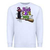 White black cats only Premium Sweatshirt - CowGirlArtShop