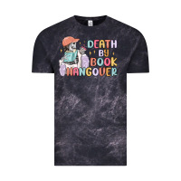 Cloud Black death by book hangover Vintage Tee - MaliasSmallBusiness