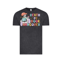 Vintage Black death by book hangover Vintage Tee - MaliasSmallBusiness
