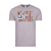 Vintage Zinc death by book hangover Vintage Tee - MaliasSmallBusiness