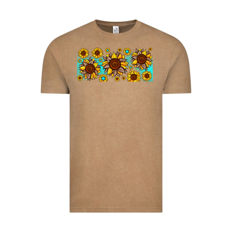 Leopard Sunflower Gemstone Vintage Tee by JahusDesignShop | Teevron
