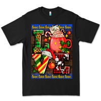 Black love coffee cup Christmas Premium Tee - AdoDesignShop
