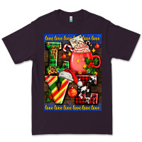 Plum love coffee cup Christmas Premium Tee - AdoDesignShop
