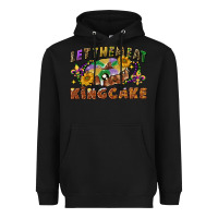 Black let them eat king cake Heavyweight Hoodie - CowGirlArtShop