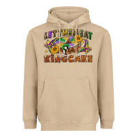 Mushroom let them eat king cake Heavyweight Hoodie - CowGirlArtShop
