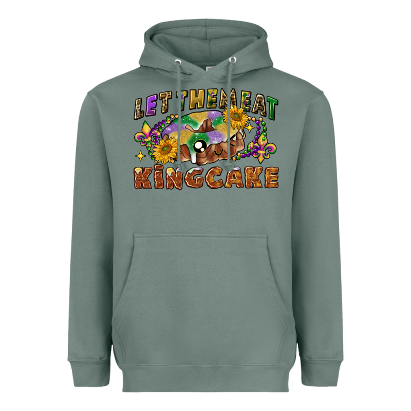 Let Them Eat King Cake Heavyweight Hoodie by CowGirlArtShop | Teevron