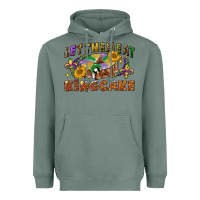 Sage let them eat king cake Heavyweight Hoodie - CowGirlArtShop