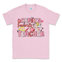 Bubblegum Pink cupid's favorite teacher Classic Tee - MaliasSmallBusiness