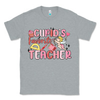 Heather Grey cupid's favorite teacher Classic Tee - MaliasSmallBusiness