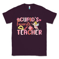 Plum cupid's favorite teacher Classic Tee - MaliasSmallBusiness