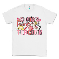White cupid's favorite teacher Classic Tee - MaliasSmallBusiness