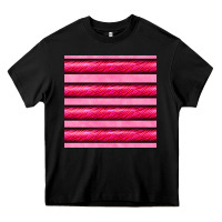 Black valentines day zebra stripes seamless pattern Heavy Core Tee - BundleAndBundleShop