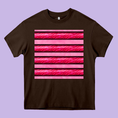 Valentines Day Zebra Stripes Seamless Pattern Heavy Core Tee Designed By Bundleandbundleshop