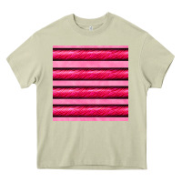 Mossy valentines day zebra stripes seamless pattern Heavy Core Tee - BundleAndBundleShop