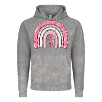 Cloud Rock breast cancer  rainbow Vintage Hoodie - MaliasSmallBusiness
