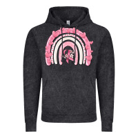 Vintage Black breast cancer  rainbow Vintage Hoodie - MaliasSmallBusiness