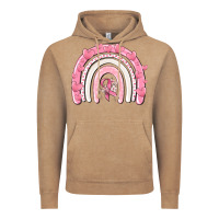 Vintage Coffee breast cancer  rainbow Vintage Hoodie - MaliasSmallBusiness