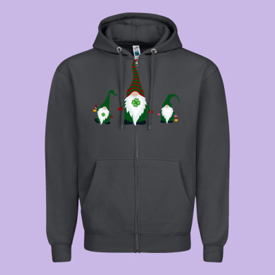 St Patricks Day Zipper Hoodie Designed By Bettercallsaul