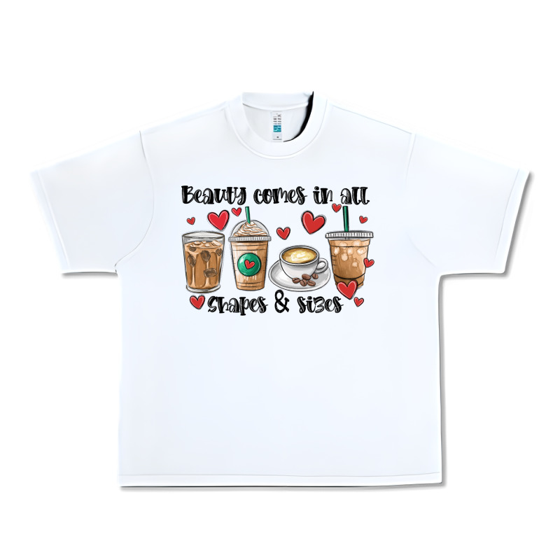 Beauty Comes In All Shapes And Sizes Coffee Urban Heavy Tee by MaliasSmallBusiness | Teevron