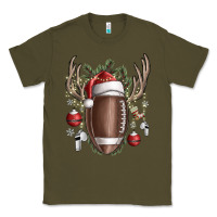Army Green christmas football Classic Tee - SublimationCraftShop
