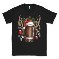 Black christmas football Classic Tee - SublimationCraftShop