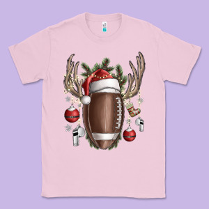 Christmas Football Classic Tee Designed By Sublimationcraftshop