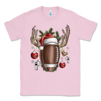 Bubblegum Pink christmas football Classic Tee - SublimationCraftShop