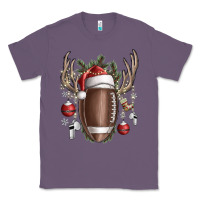 Lavender christmas football Classic Tee - SublimationCraftShop