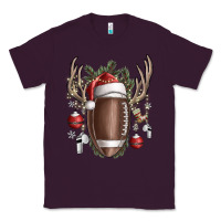 Plum christmas football Classic Tee - SublimationCraftShop